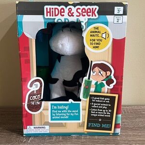 Hide and Seek Pals Coco the Cow Indoor Outdoor Game Plush and Wand NEW in Box